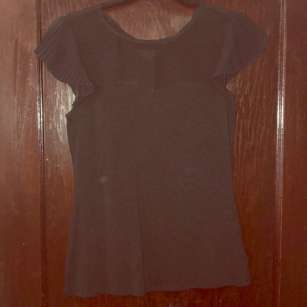 Express Shear Top Shirt Black